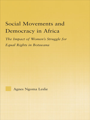 cover image of Social Movements and Democracy in Africa